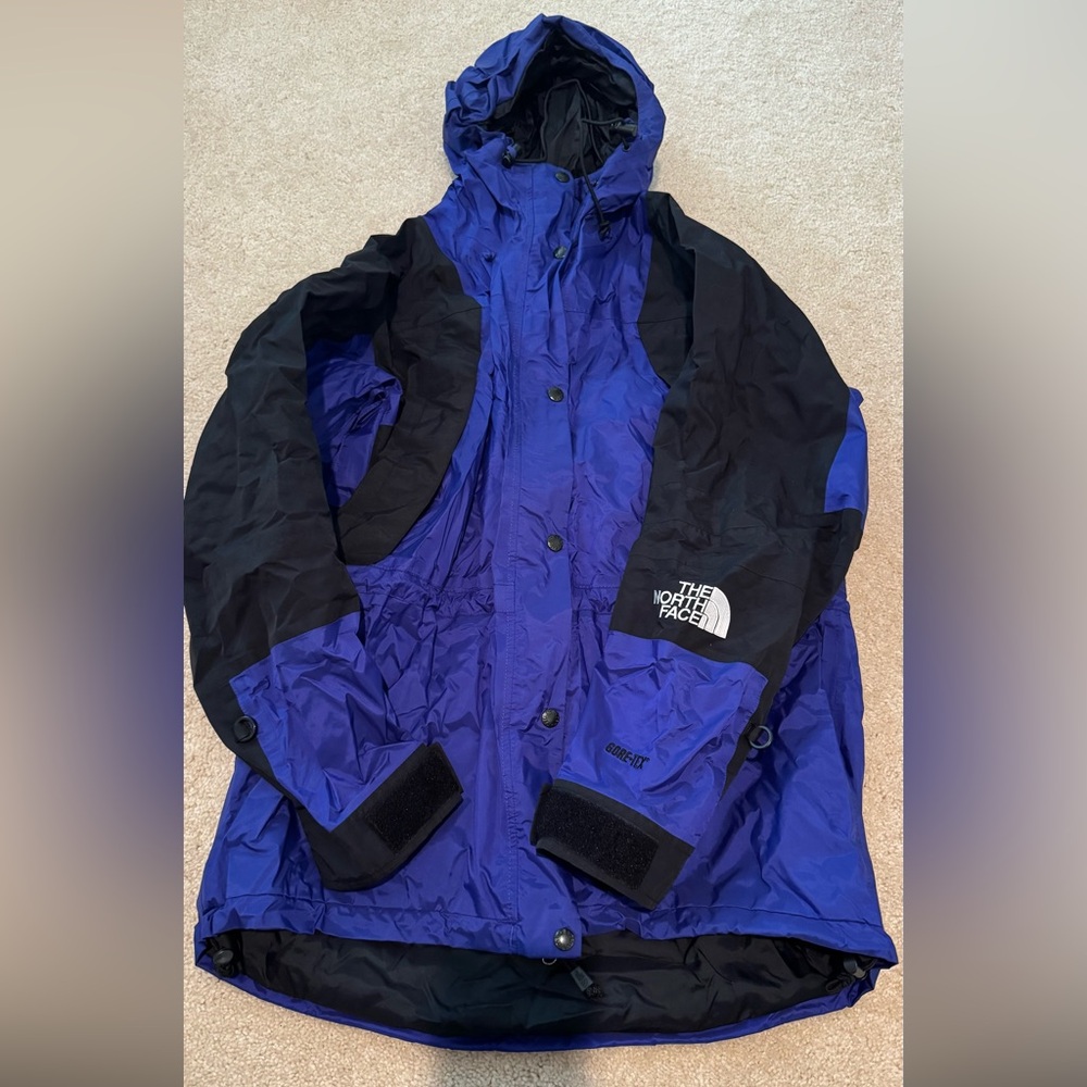 The North Face Black and Blue Gore Tex Women's Jacket